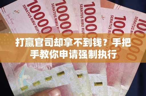北京打赢官司却拿不到钱？手把手教你申请强制执行