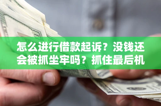 北京怎么进行借款起诉？没钱还会被抓坐牢吗？抓住最后机会！