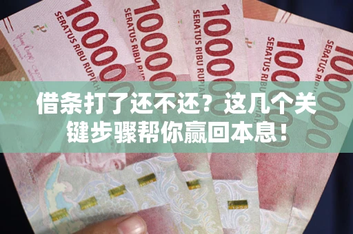 北京借条打了还不还？这几个关键步骤帮你赢回本息！