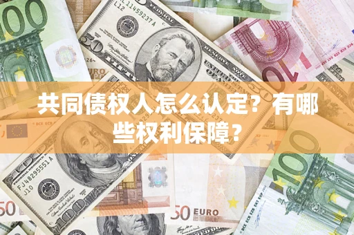 北京共同债权人怎么认定？有哪些权利保障？