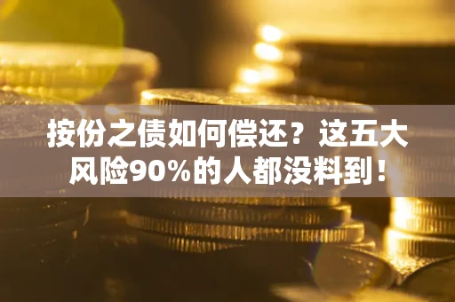 北京按份之债如何偿还？这五大风险90%的人都没料到！
