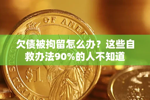 北京欠债被拘留怎么办？这些自救办法90%的人不知道