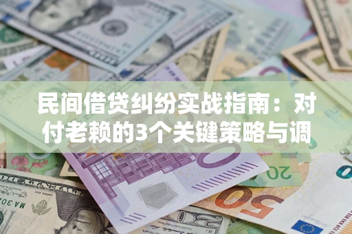 北京民间借贷纠纷实战指南：对付老赖的3个关键策略与调解盲区解析