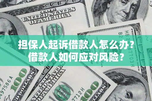 北京担保人起诉借款人怎么办？借款人如何应对风险？