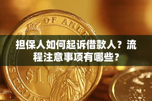北京担保人如何起诉借款人？流程注意事项有哪些？